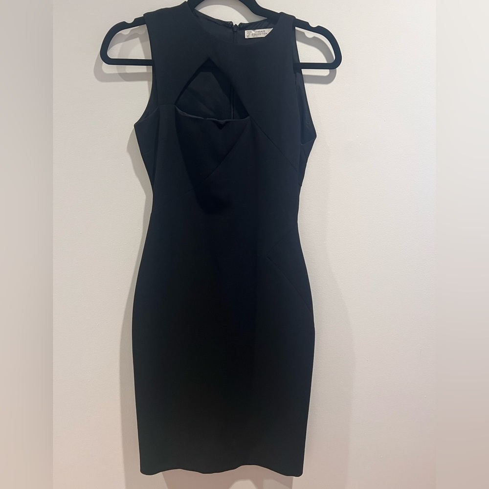 Versace Black Backless Dress